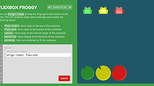 Flexbox Froggy