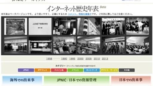 世界初のWebサイトが誕生した年は？ インターネットの歴史年表が公開 - はてなニュース