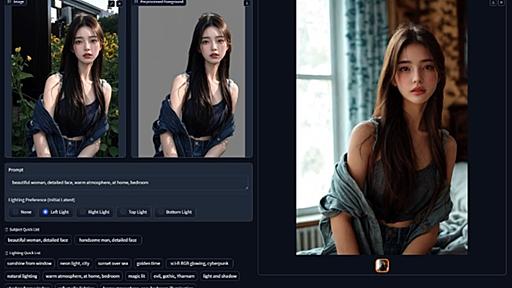 画像生成AIに“照明”革命　ControlNet開発者が作った「IC-Light」