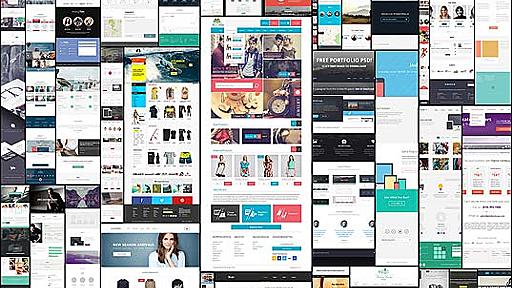 新着フリーなwebサイトデザイン用PSDテンプレート（40個+） - いぬらぼ