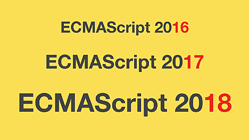 Here are examples of everything new in ECMAScript 2016, 2017, and 2018