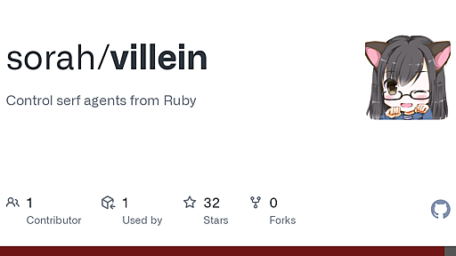 GitHub - sorah/villein: Control serf agents from Ruby
