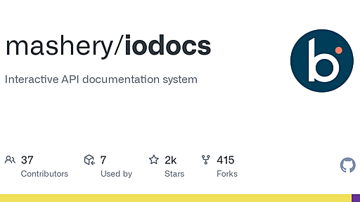 GitHub - mashery/iodocs: Interactive API documentation system