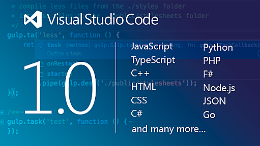 Visual Studio Code 1.0 Release