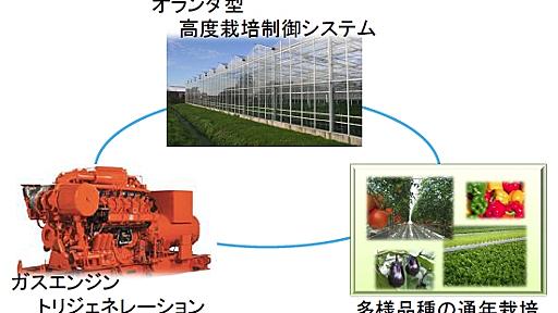 オランダ型システムとガスエンジン、農業に必要な3つの要素を満たす