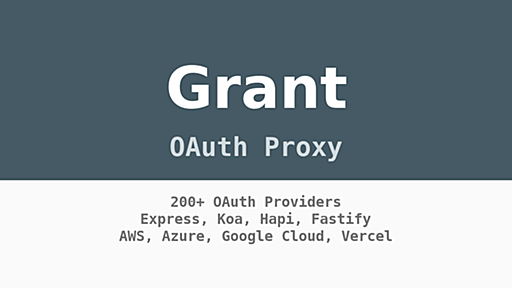 GitHub - simov/grant: OAuth Proxy