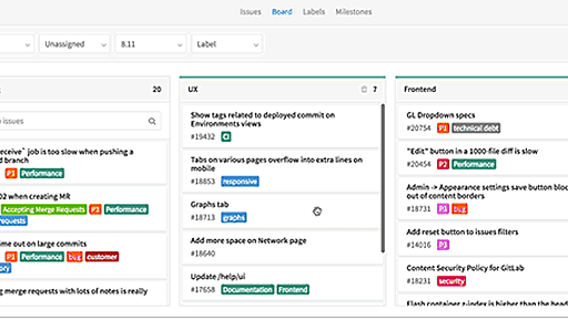 コードマージ時のコンフリクト自動解決とカンバン画面が加わった「GitLab 8.11」リリース