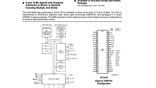 8086 User Manual | PDF | Instruction Set | Central Processing Unit