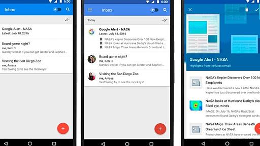 グーグルの「Inbox」が刷新--GoogleドライブやTrello、GitHubとの連携が向上