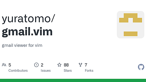 GitHub - yuratomo/gmail.vim: gmail viewer for vim