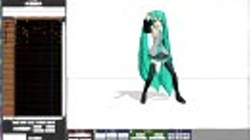 MMDモーションの全自動生成してみた