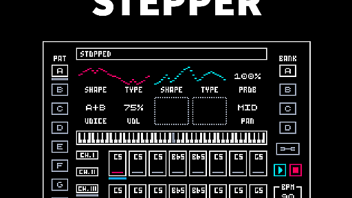 STEPPER: A 16-step sequencer for the Game Boy Advance by BD