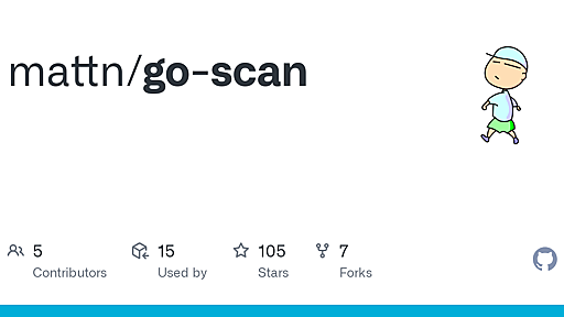 GitHub - mattn/go-scan