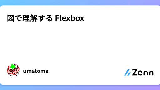 図で理解する Flexbox