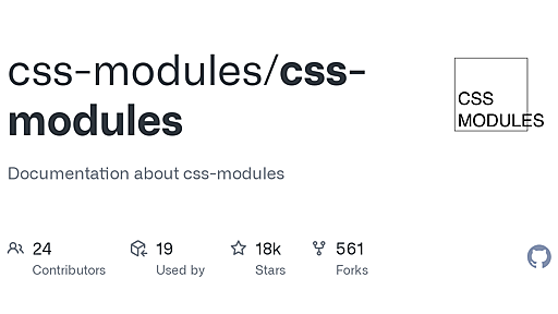 GitHub - css-modules/css-modules: Documentation about css-modules