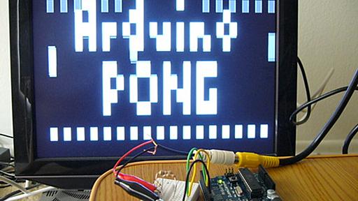 Arduino で Pong - 言語ゲーム