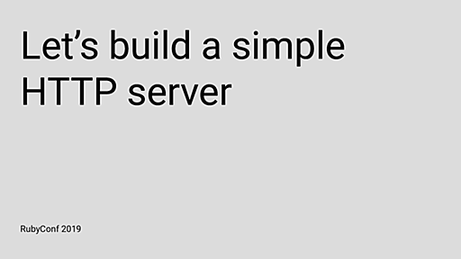 Let’s build a simple HTTP server with Ruby by Esther Olatunde