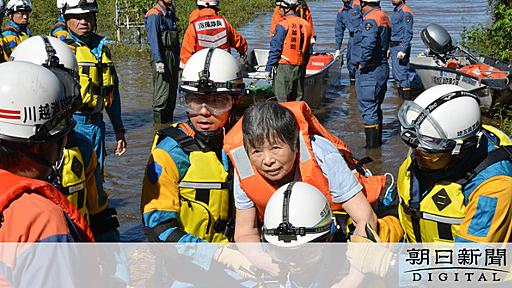 「猫飼っていて避難できなくて」中１男子をボートで救出：朝日新聞デジタル