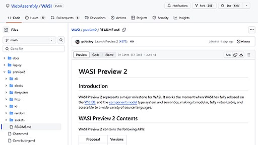 WebAssemblyを進化させる「WASI Preview 2」が安定版に到達。OSや言語に依存しないコンポーネントモデルを実現