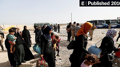 Iraqis Who Flee Fighting in Falluja Find Hardship and Hunger (Published 2016)