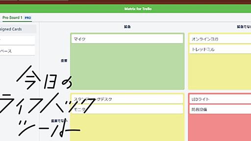 タスクの優先順位付けで利用したいフレームワークとツール3選【今日のライフハックツール】 | ライフハッカー・ジャパン