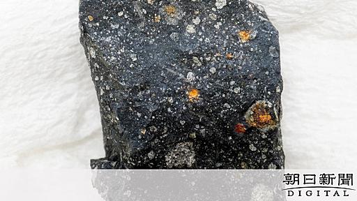 地球生命誕生の材料か　隕石から「糖」を初めて検出：朝日新聞デジタル