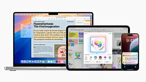 iPhone、iPad、MacにApple Intelligenceが登場