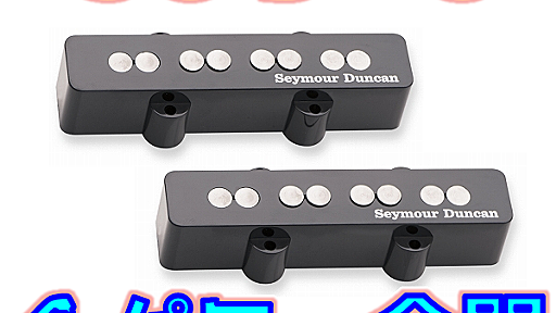 [SJB-3] Seymour Duncan Quarter Pound Jazz Bass パワー全開💖[ダンカンベースピックアップ] | ギターいじリストのおうち