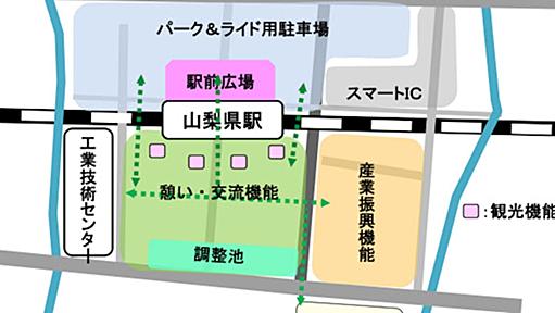 山梨県、リニア駅周辺の開発案　観光施設など整備 - 日本経済新聞