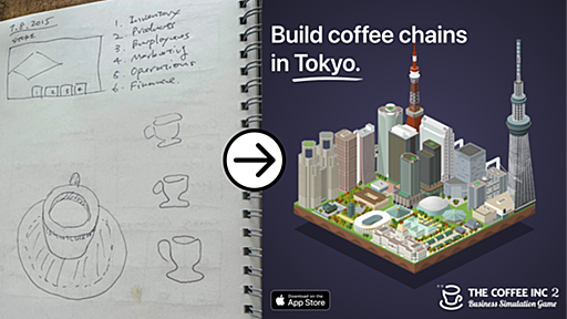 日本で人気爆発中の経営シミュレーションアプリ「コーヒーインク」を開発する、謎の会社 Side Labs 創業者インタビュー 