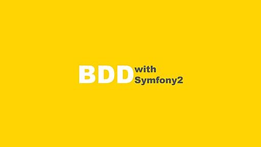 BDD in Symfony2