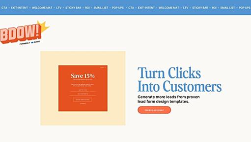 The #1 FREE email capture tool | BDOW! (formerly Sumo)