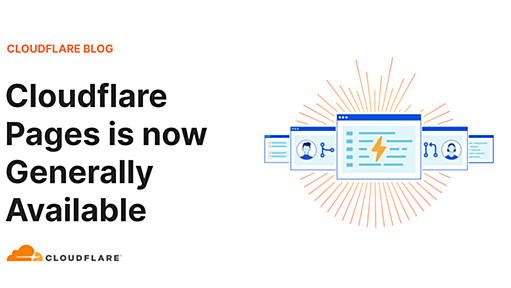 Cloudflare Pages is now Generally Available