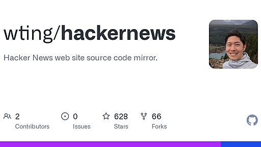 GitHub - wting/hackernews: Hacker News web site source code mirror.