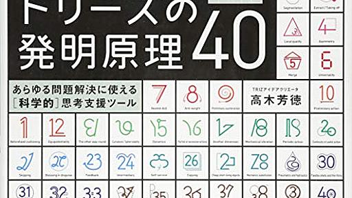 Amazon.co.jp: トリーズ(TRIZ)の発明原理40 あらゆる問題解決に使える[科学的]思考支援ツール: 高木芳徳: 本