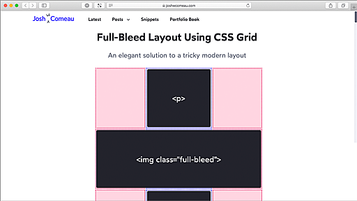 シンプルなCSSで実装できる！記事は中央に固定幅、画像は幅いっぱいに、フルブリードレイアウトを実装するテクニック