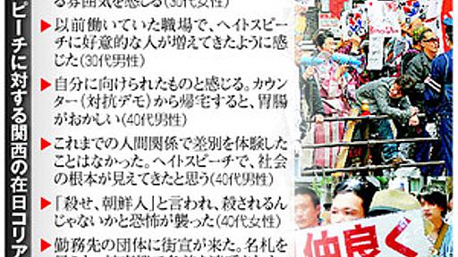 「あなたはこの国に必要ない」心えぐるヘイトスピーチ - 選挙：朝日新聞デジタル