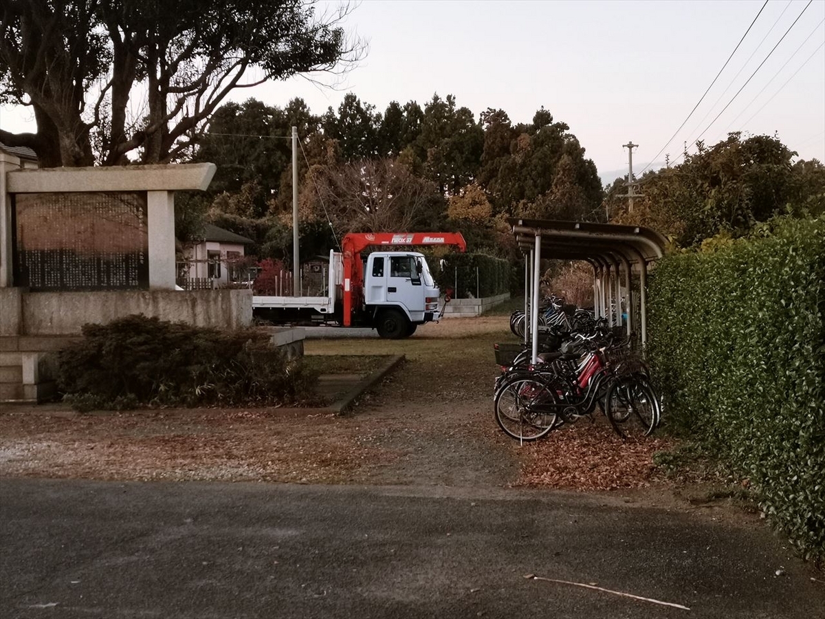 鹿島大野駅の駐輪場