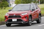 トヨタ 新型 RAV4 PHV BLACK TONE[E-Four(4WD)／ボディカラー：アティチュードブラックマイカ×エモーショナルレッドII]