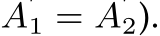  A′1 = A′2).