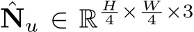 ˆNu ∈ RH4 × W4 ×3