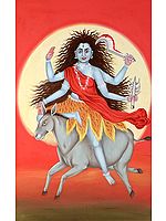 Navadurga - The Nine Forms of Goddess Durga - KALARATRI (The Seventh)