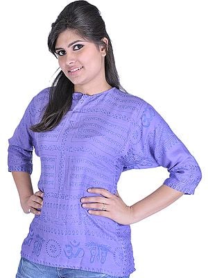 Kurti Top with Sanatan Dharma Mantra