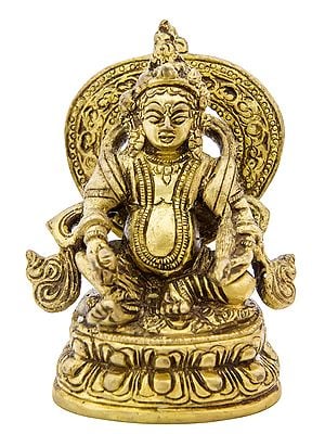 3" Brass Lord Kubera Statue | Handmade Idols | Made in India