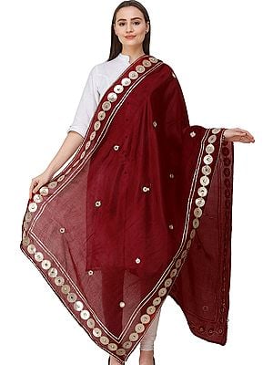 Dupatta from Amritsar Embellished with Patch Border