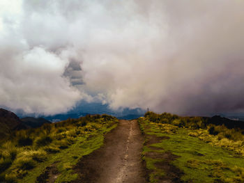 Scenic view of landscape against sky