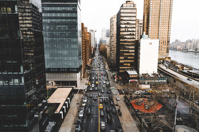 Skyscrapers in city