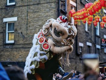 The lion dance