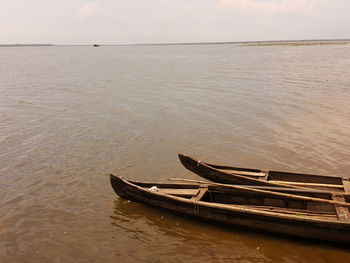 Boats in river