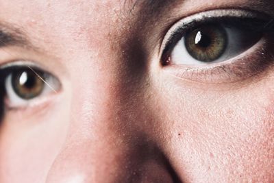 Close-up portrait of woman